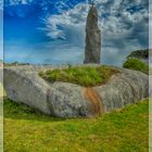 Der "christianisierte" Menhir II.- Le menhir "christianisé II.