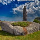 Der "christianisierte" Menhir - Le menhir "christianisé"