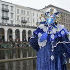 Der Clown an den Alsterarkaden Hamburg