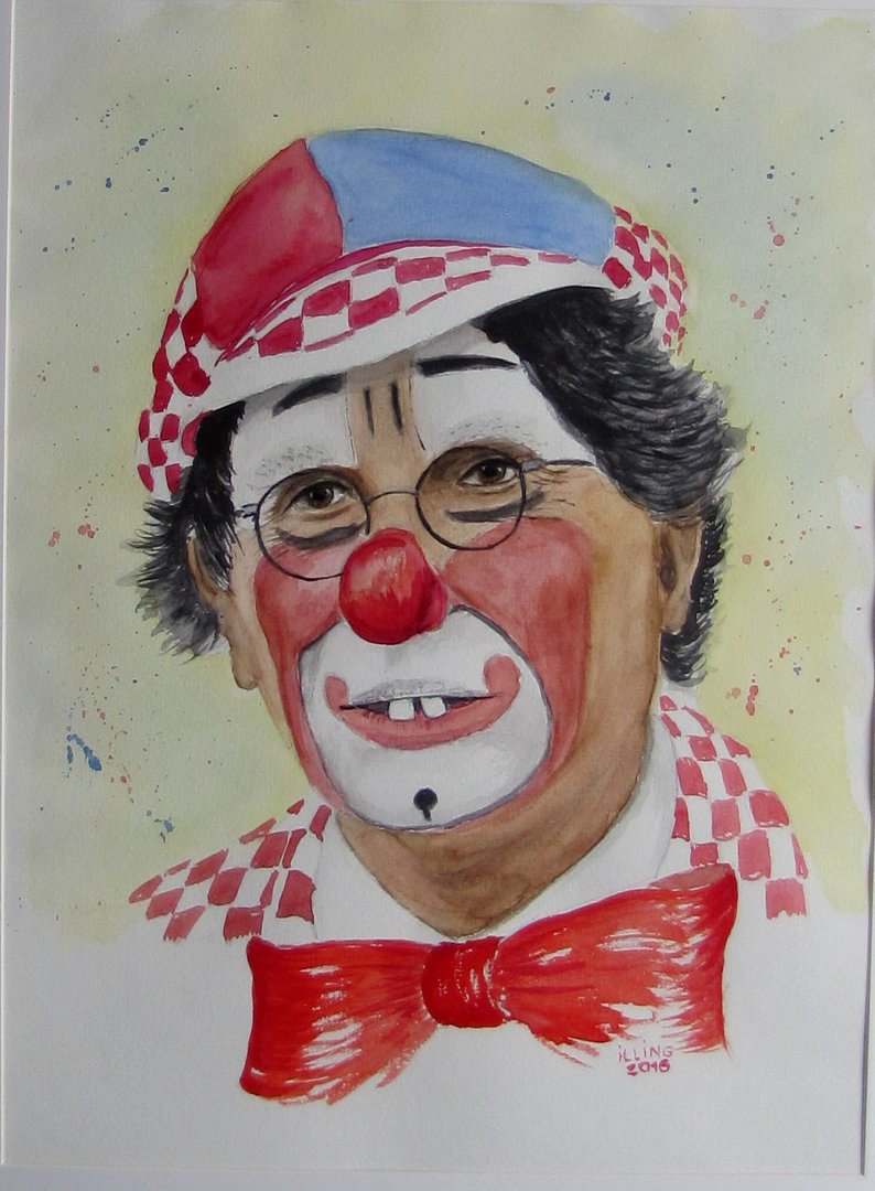 Der Clown - der Clown der kann nicht immer lustig sein.