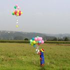 Der Clown und die Luftballons