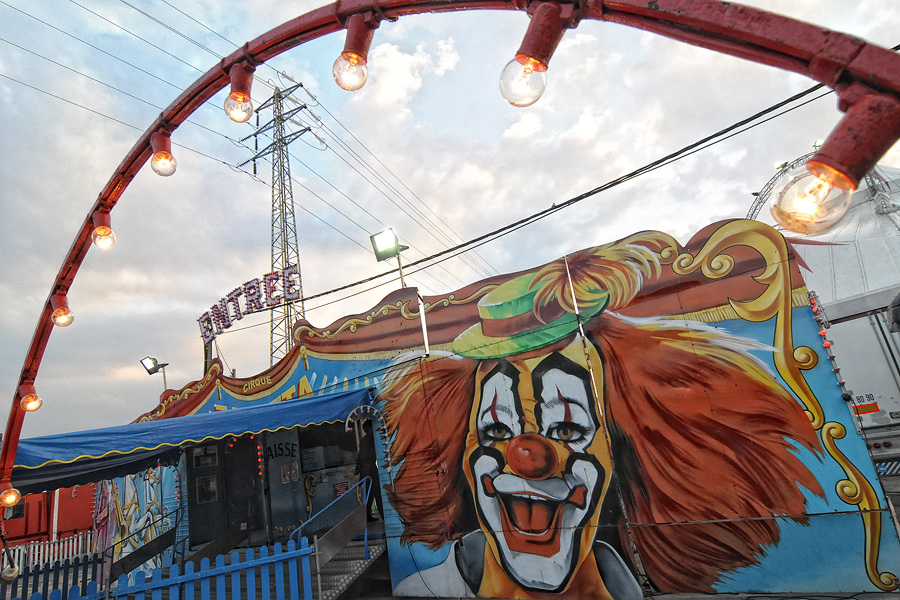 Der Clown zum Frühstück . . . .