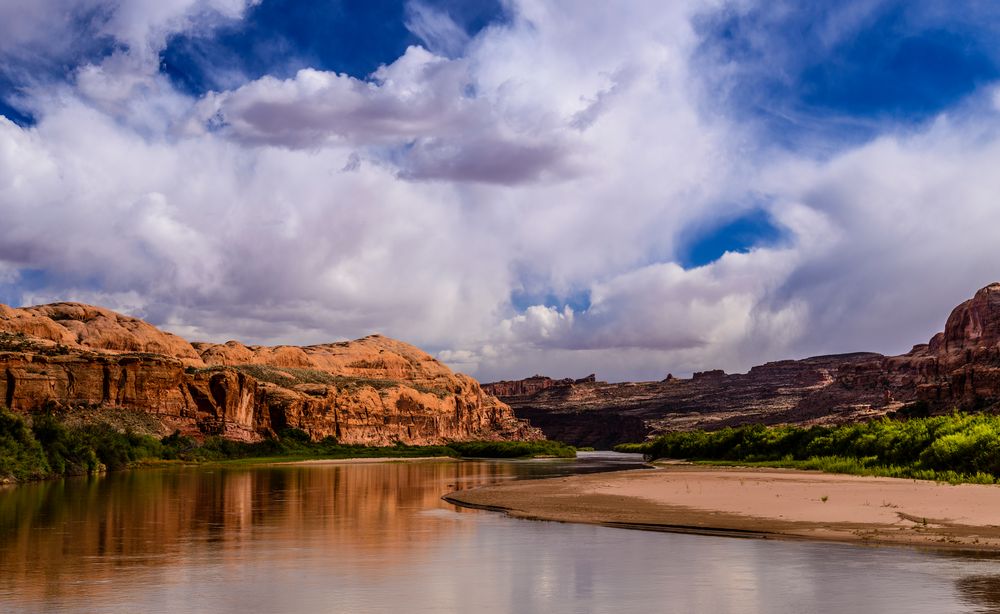 Der Colorado bei Moab, Utah, USA