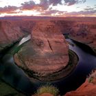 Der Colorado Mäander Horseshoe Bend bei Page in Arizona