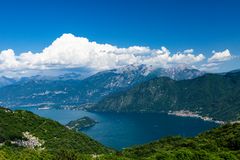 Der Comersee mit Quellwolken