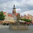 Der cottbuser Altmarkt am heutigen Nachmittag.