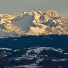 Der Dachstein im letzten Sonnenlicht