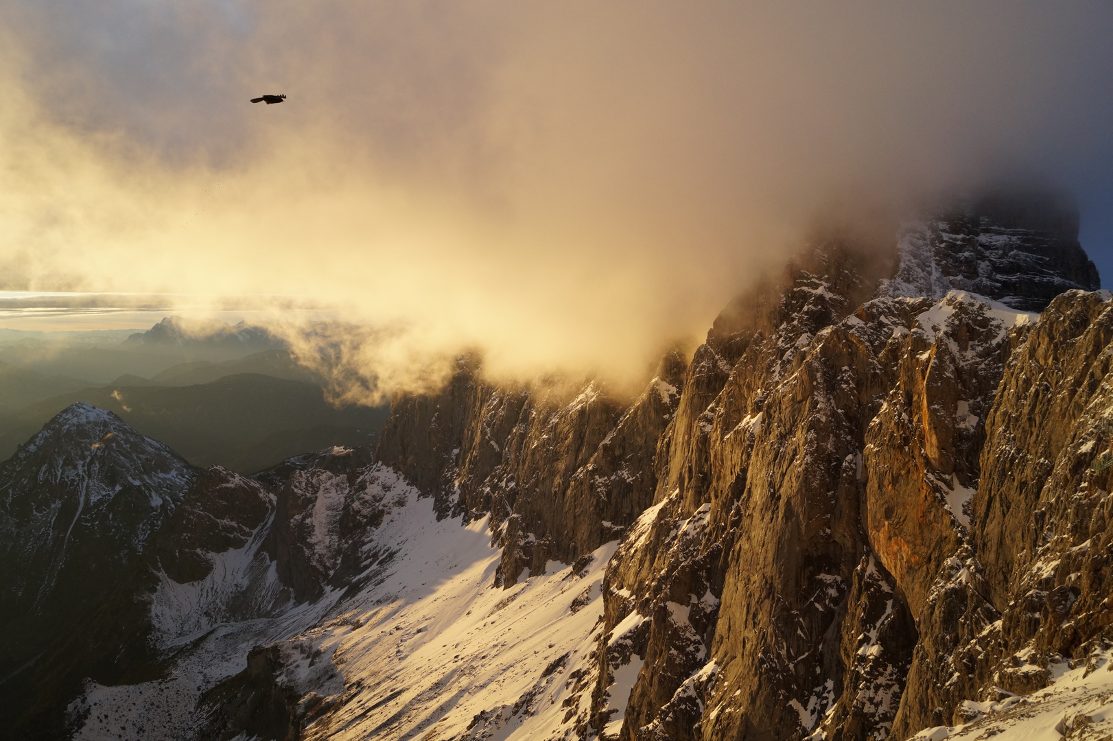 Der Dachstein kurz vor Feierabend