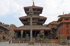 Der Dattatreya-Tempel auf dem Dattratreya-Square in Bhaktapur