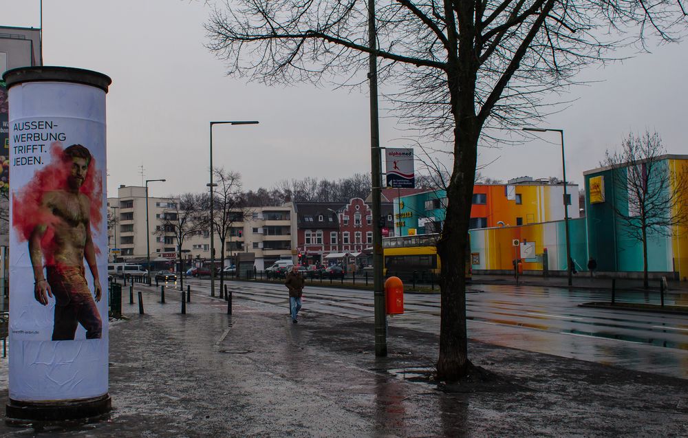 der dem schlechten Wetter trotzt