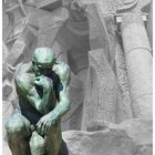 Der Denkende_Rodin u Sagrada_fc