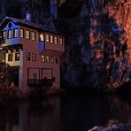 Der Derwish Kloster von Blagaj an der Quelle der Buna Fluß