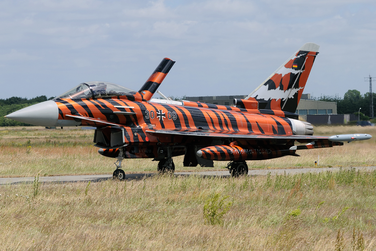 Der deutsche Eurofighter zum NATO-Tigermeet