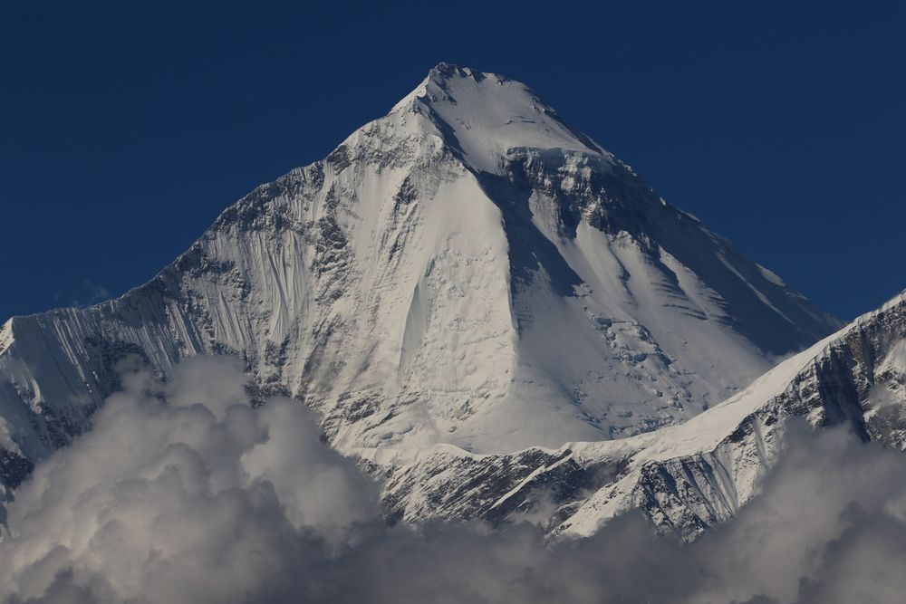 der Dhaulagiri in voller Schönheit Foto & Bild world, asien, himmel