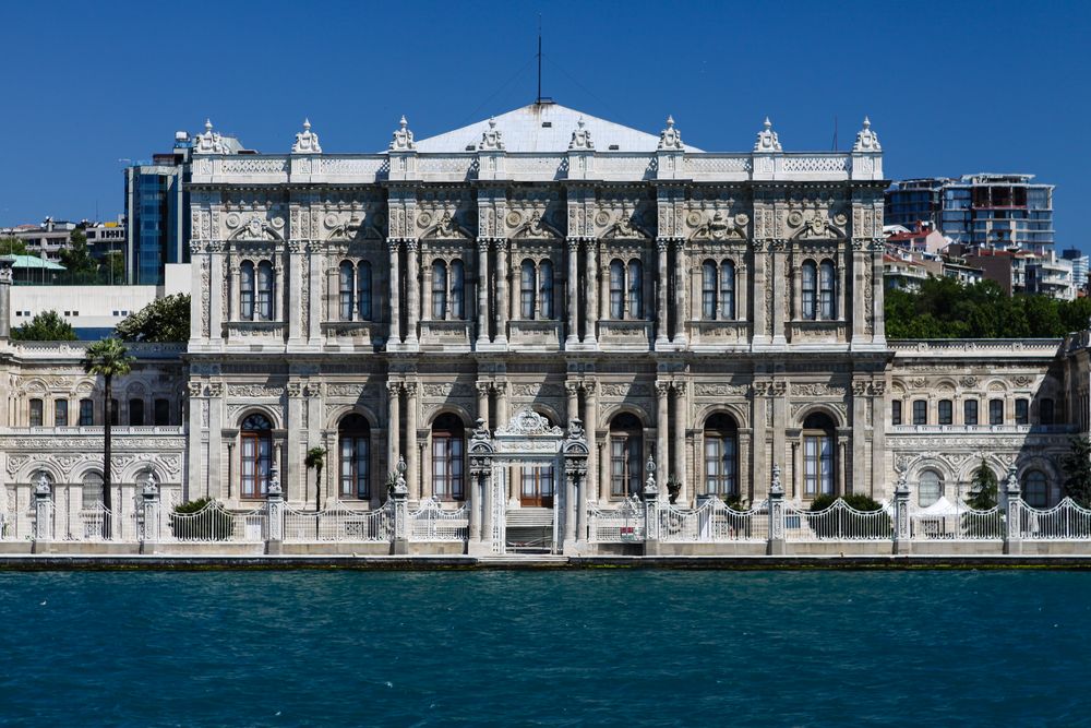 Der Dolmabahce-Palast...