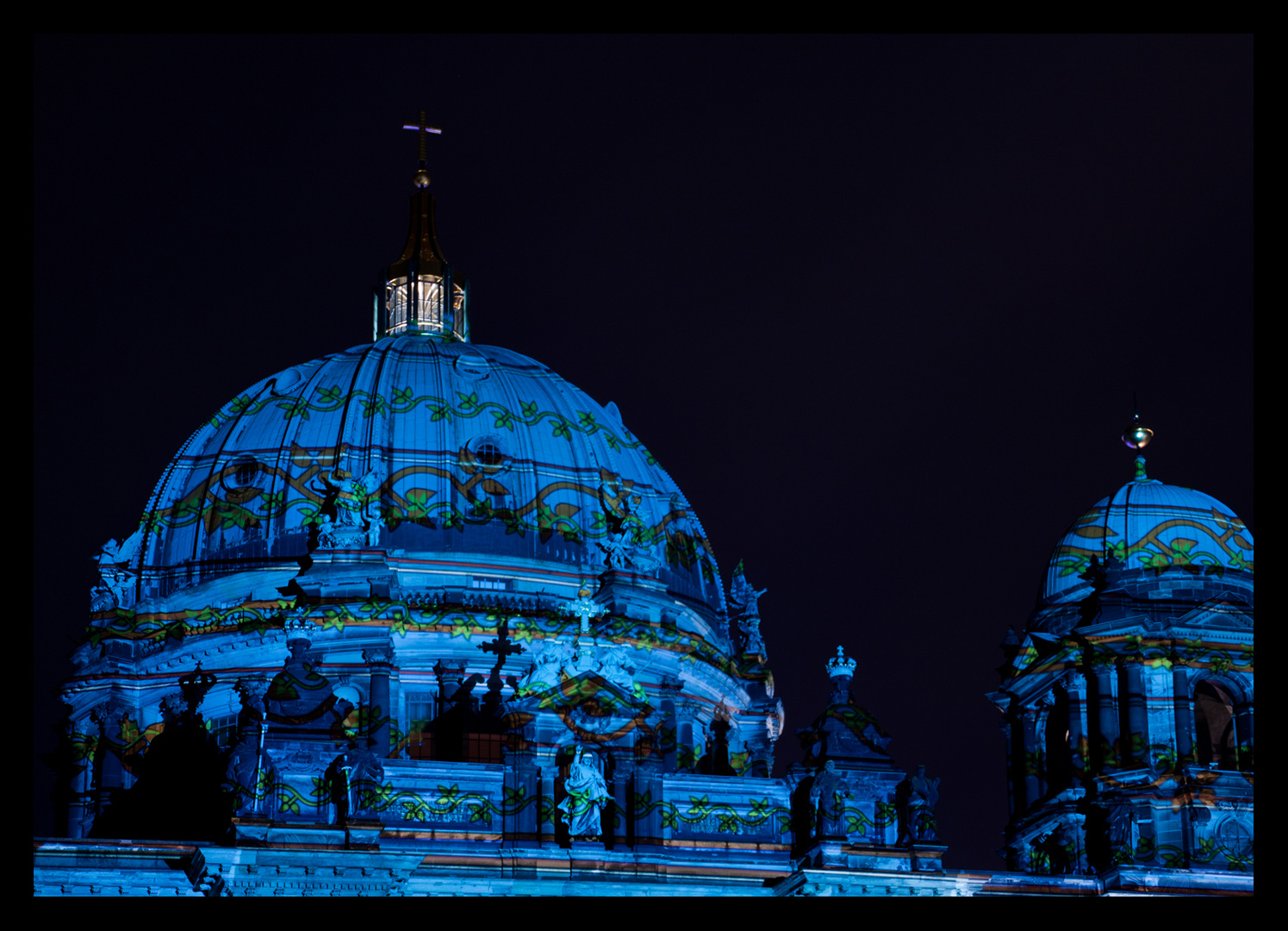 der Dom in blau