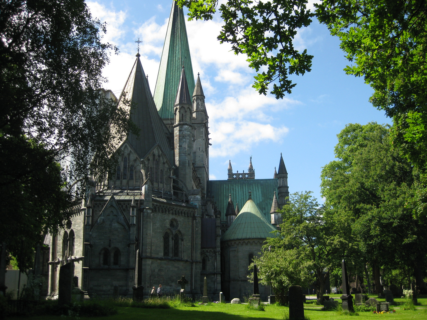 Der Dom in Trondheim (Norwegen)