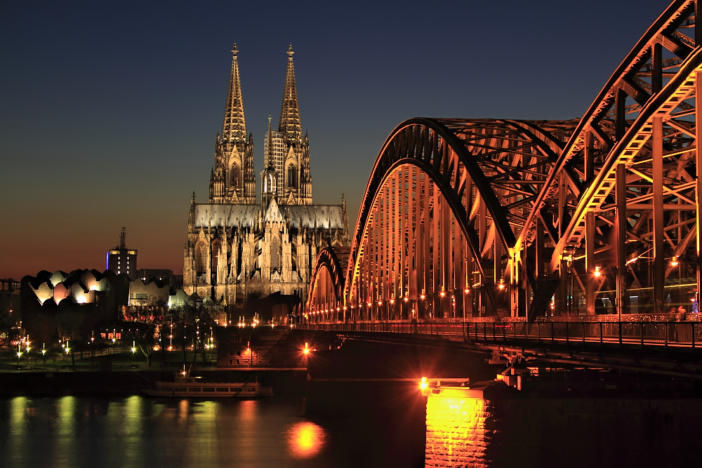 Der Dom und die Hohenzollernbrücke