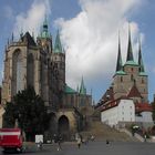 Der Dom und die Severikirche in Efurt .