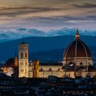 Der Dom von Florenz nach Sonnenuntergang