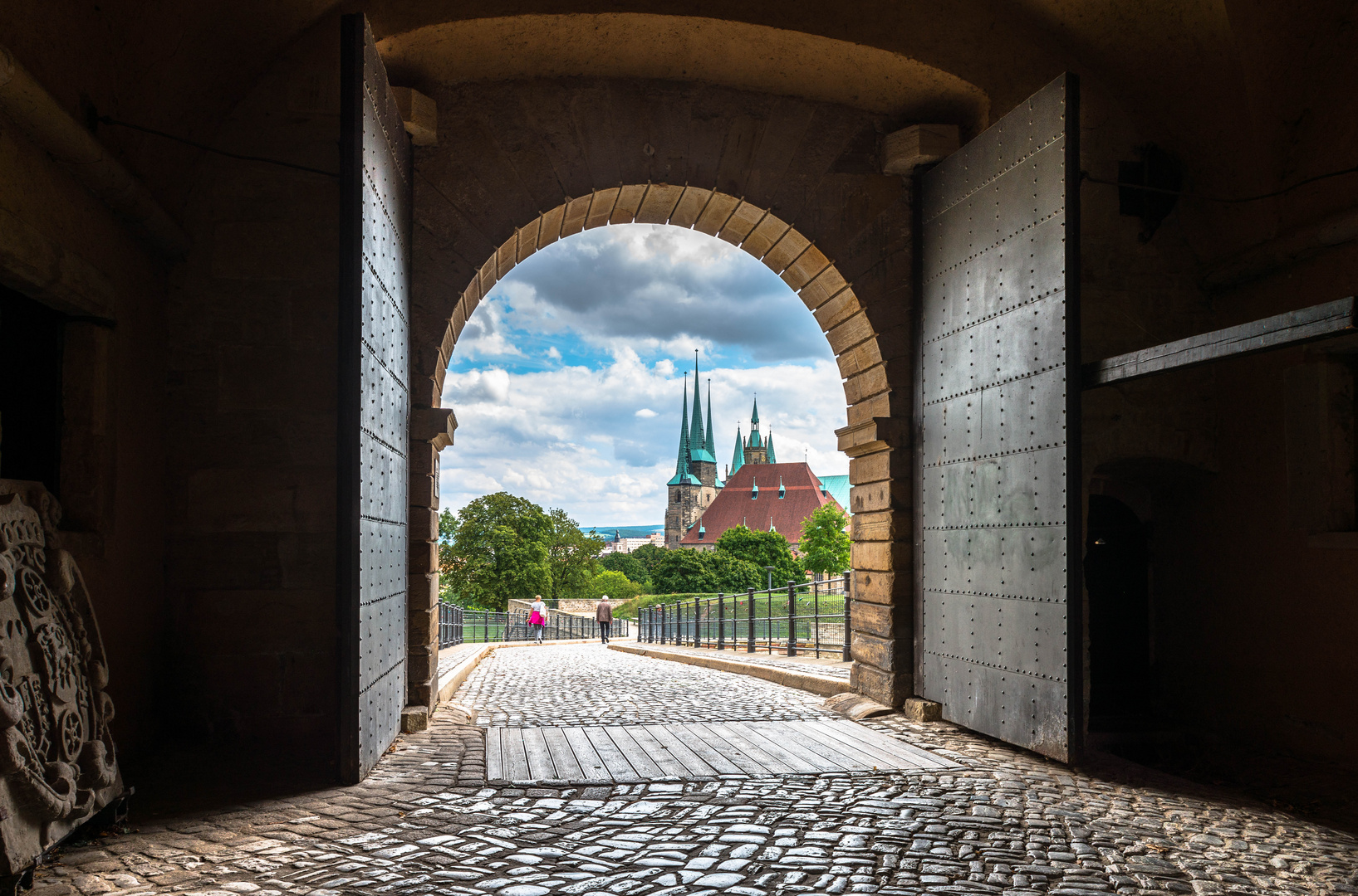 Der Dom zu Erfurt.