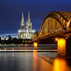 Der Dom zu Kölle bei Nacht