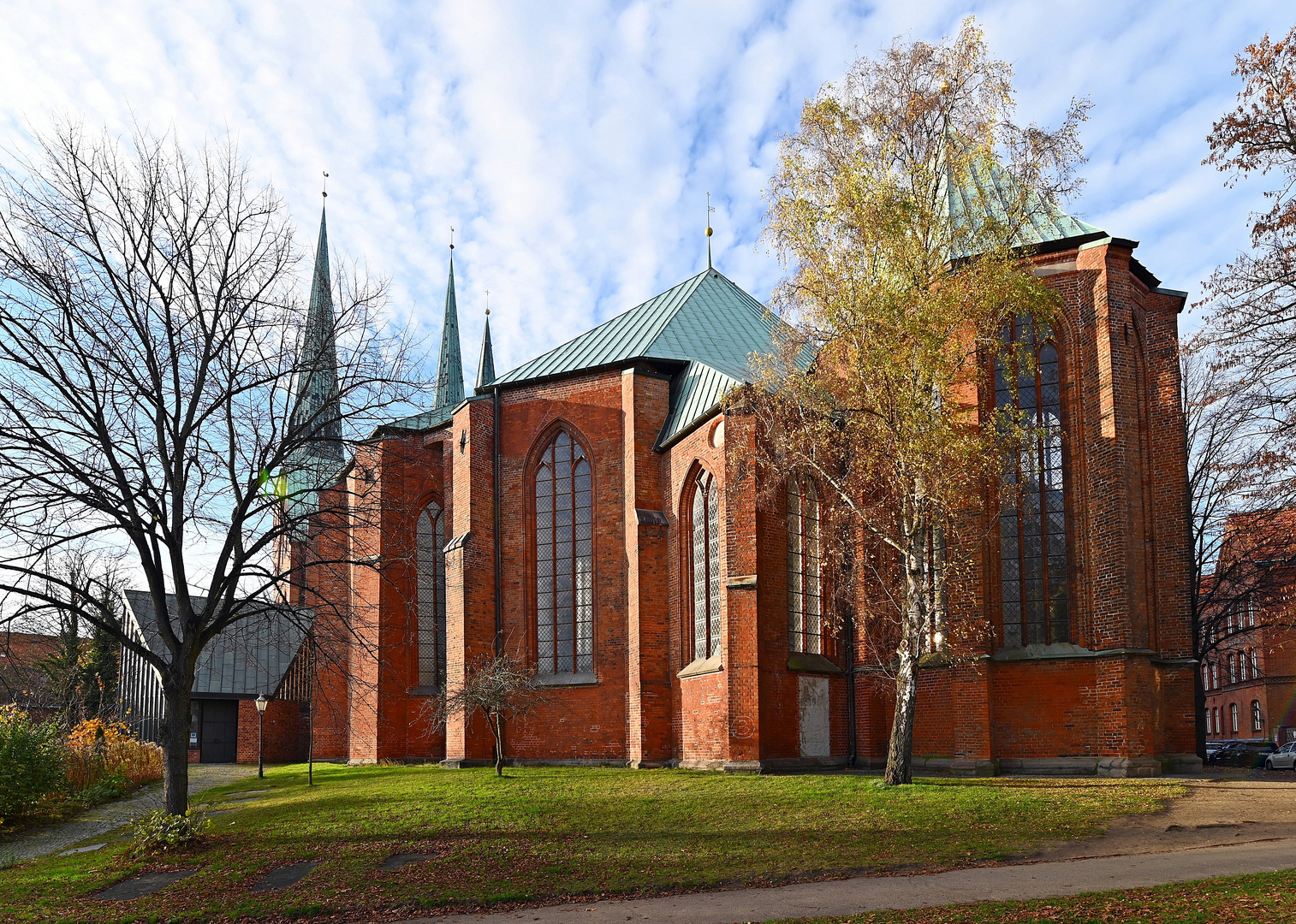 Der Dom zu Lübeck im November 2020