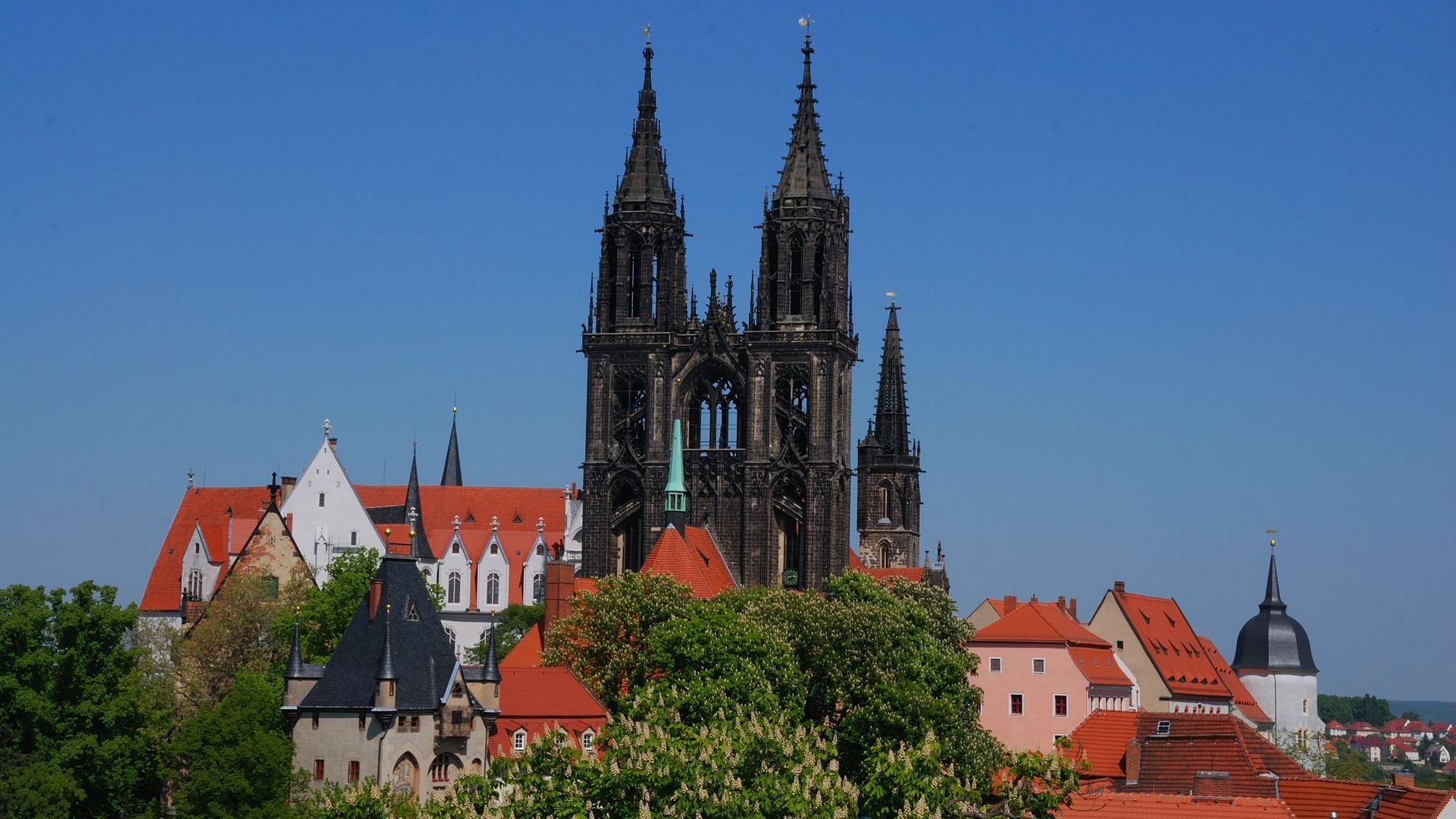 Der Dom zu Meißen im Tageslauf - 14:41 Uhr