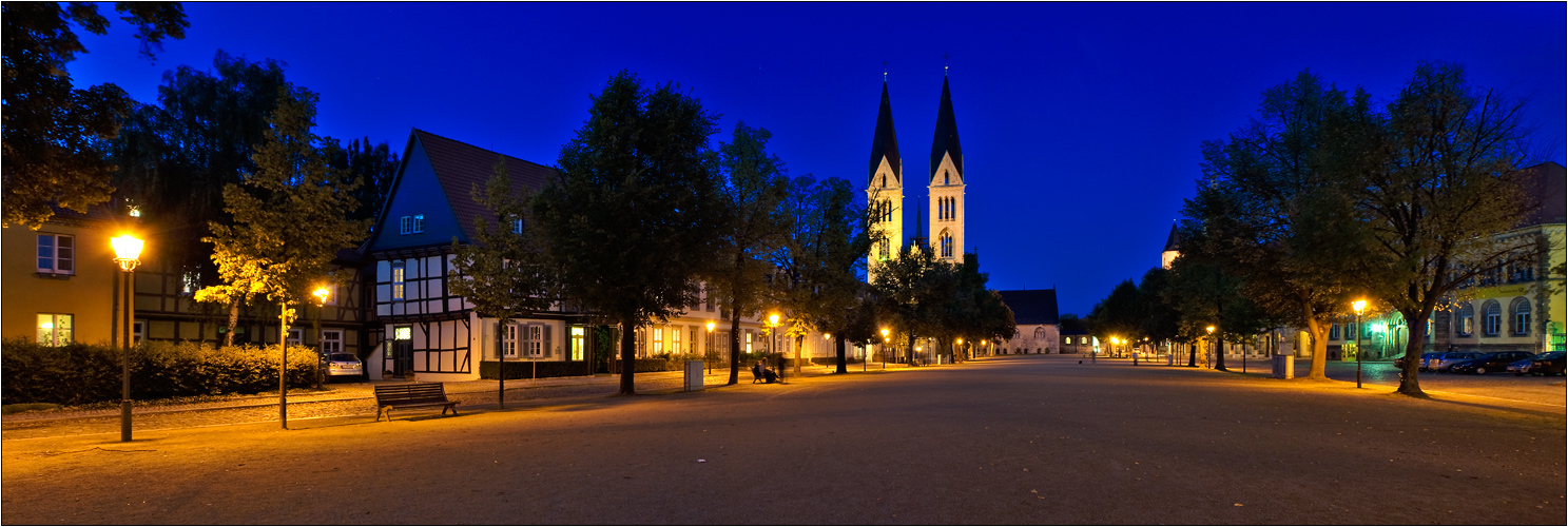 Der Domplatz in Halberstadt