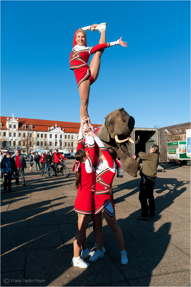 Der Domplatz war heute