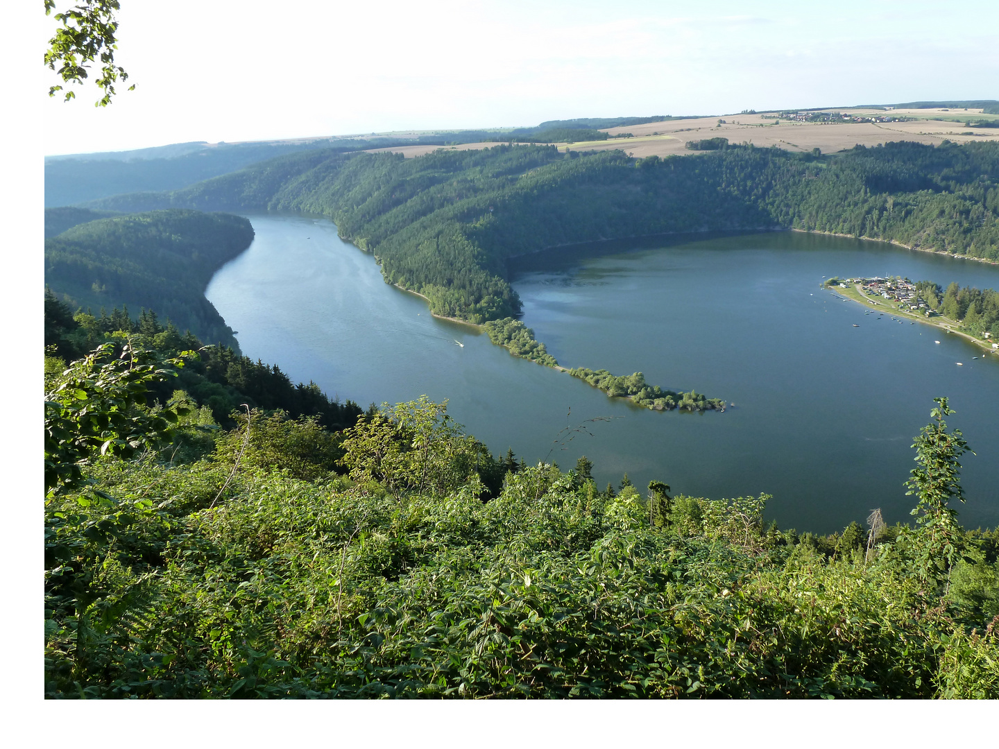 Der Drachenschwanz am Hohenwart Stausee