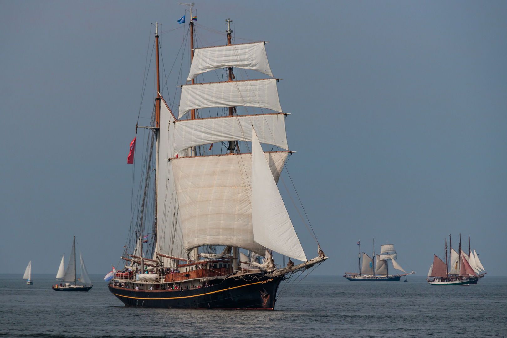 Der Dreimast-Toppsegelschoner "Gulden Leeuw"/ Holland