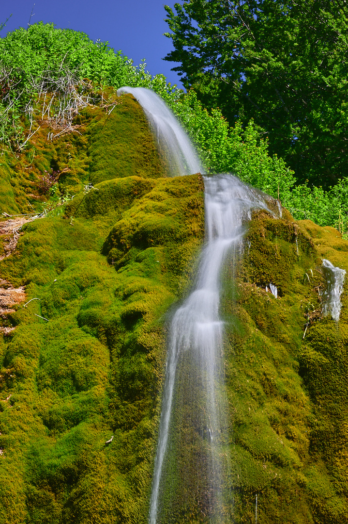 Der Dreimühlen Wasserfall in der Eifel