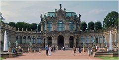 Der Dresdner Zwinger ...