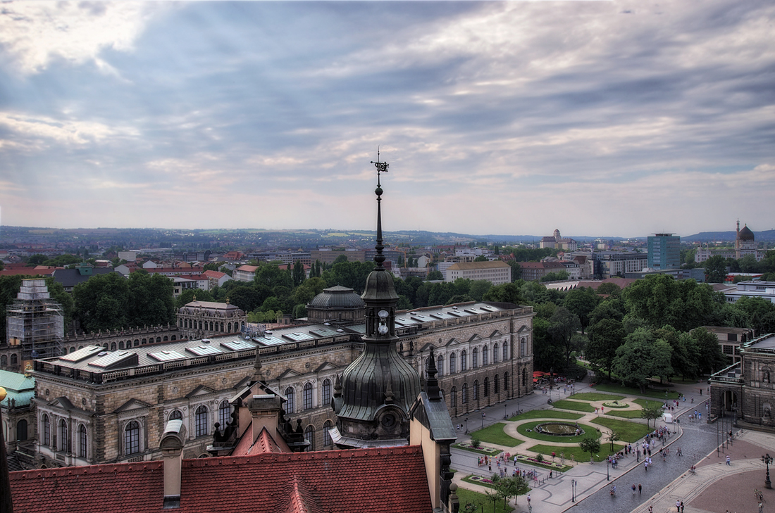 Der Dresdner Zwinger.