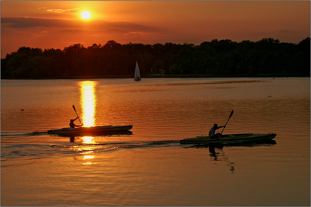 Der Drewenzsee in Osterode /Ostpreussen