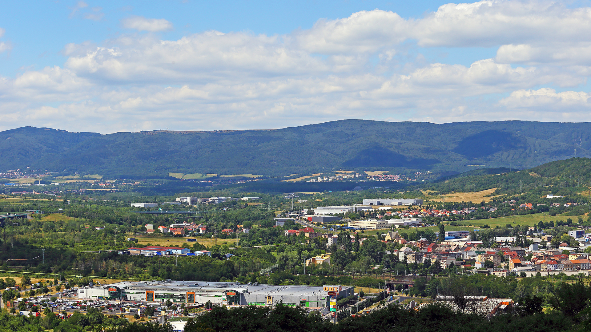 Der dritte Juli war ein großartiger Tag was die klare Sicht auf das Erzgebirgebirge....