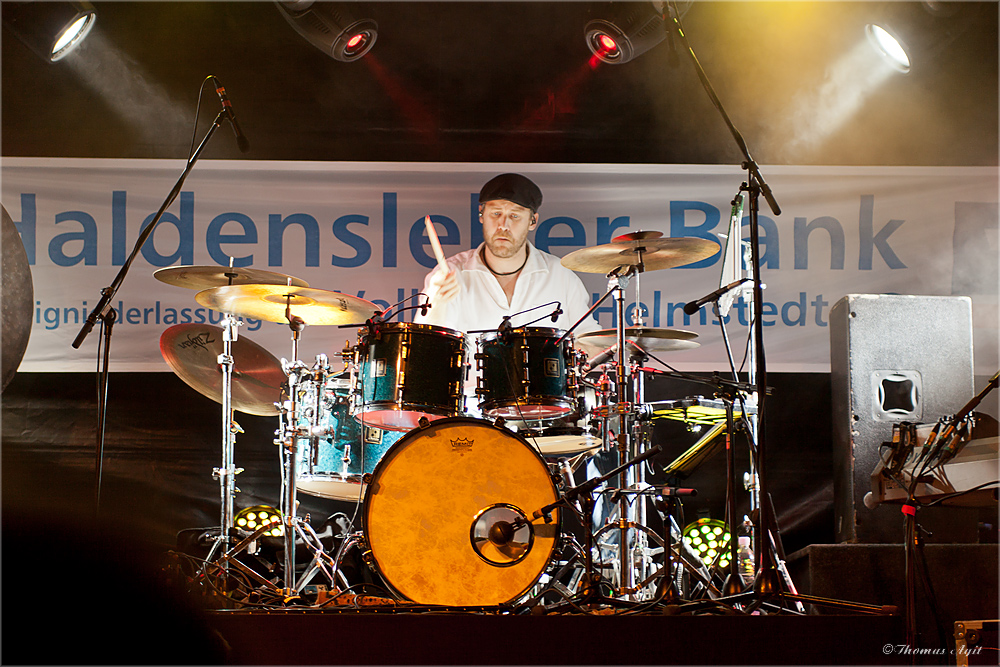 Der Drummer...