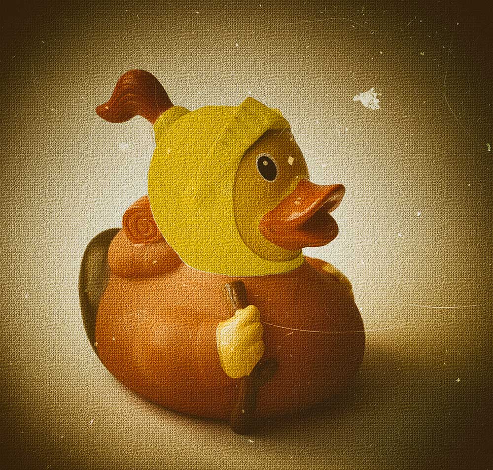 Der Duck mit dem Goldhelm - ein echter Rumbrandt