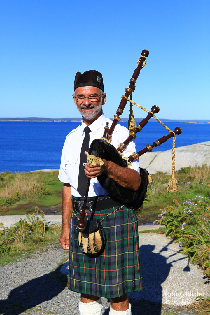 Der Dudelsackbläser von Nova Scotia