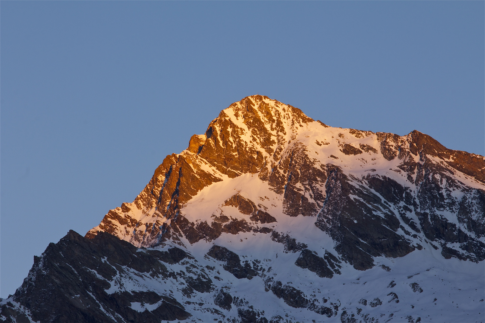 Der Düssi im Abendglühen2, Maderanertal