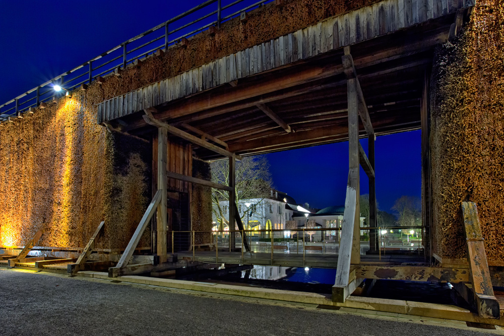 Der Durchblick am Gradierwerk