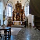 Der Durchblick zum Altar hin (Creußen, Jacobuskirche))