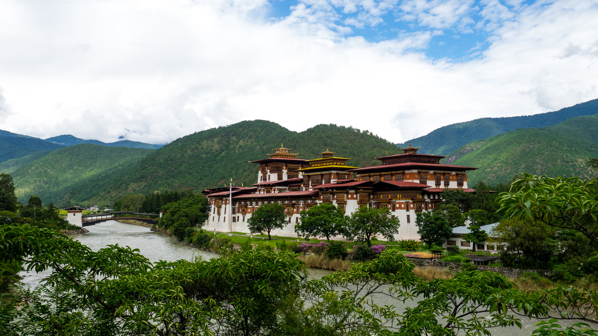 der Dzong von Punakha