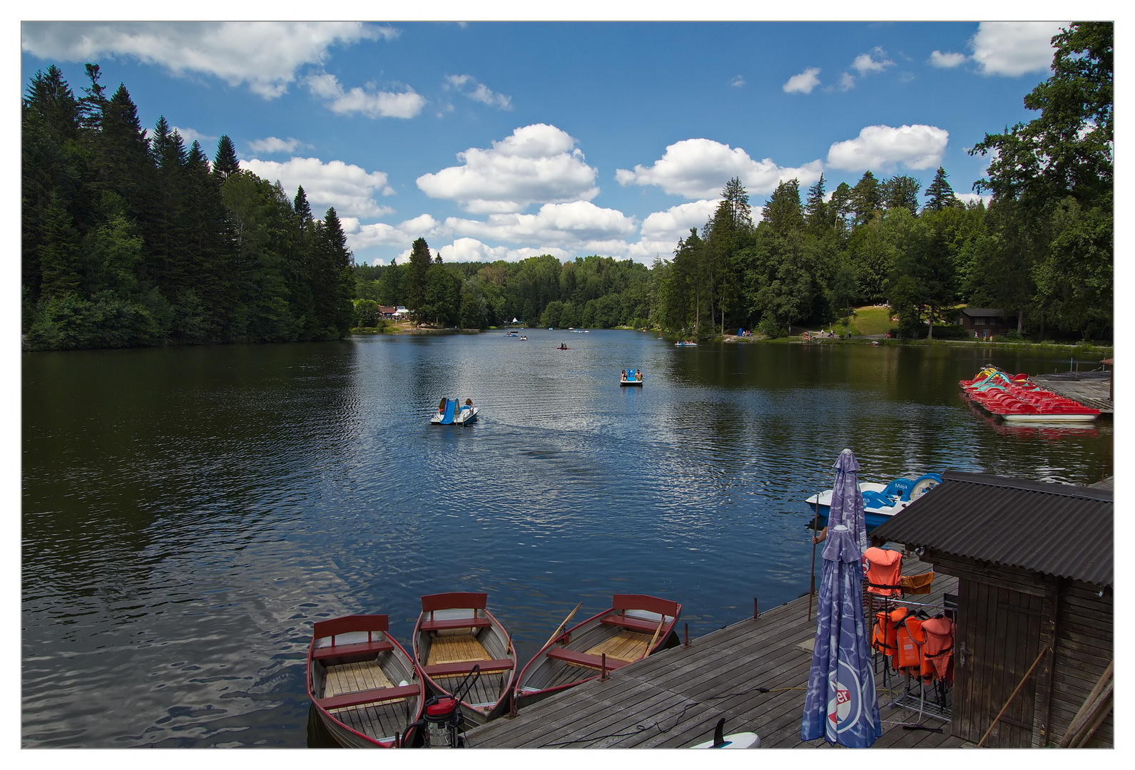 Der Ebnisee im Schwäbisch/fränkischen Wald