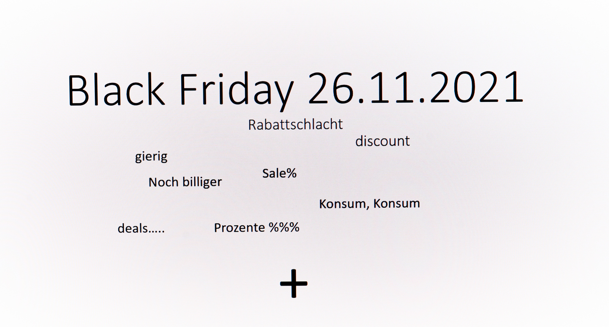 der echte black (white) friday