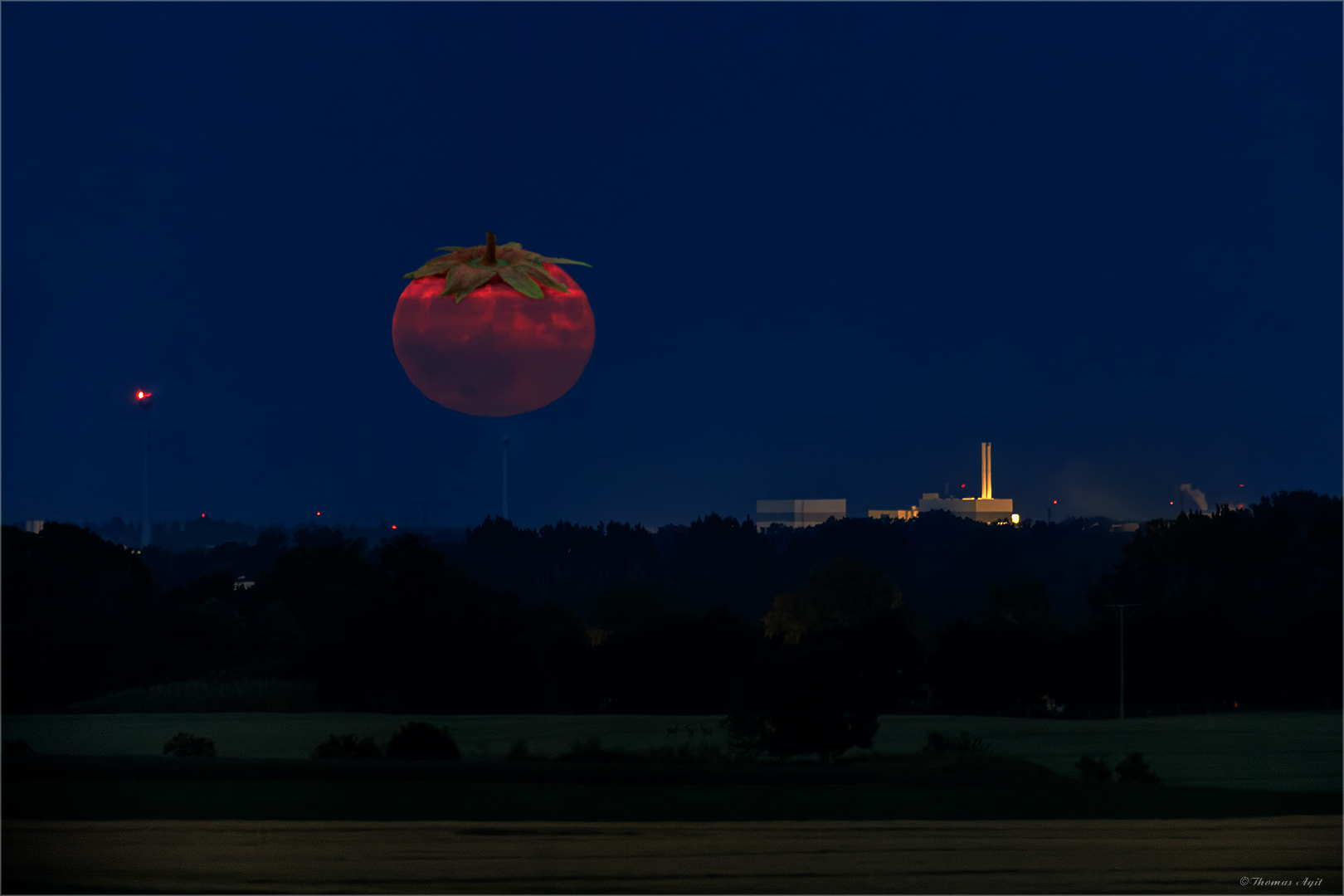 Der echte Erdbeermond...