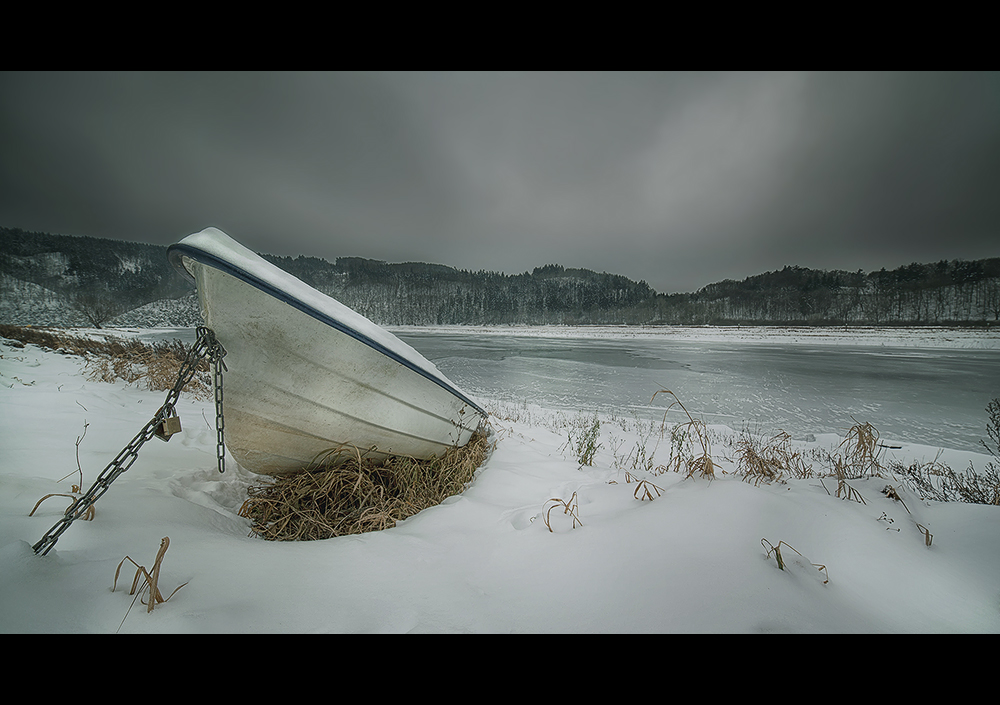 der Edersee im Winter