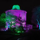 Der EGA Park Erfurt bei Nacht