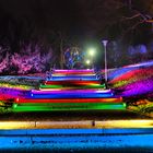 Der EGA Park Erfurt bei Nacht